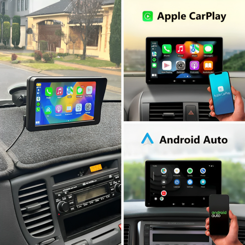 7" Universal Carplay With Reverse Camera